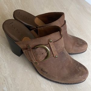 b o c. RUSTIC LEATHER MULES